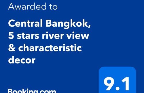 Bang Rak Apartment | Central Bangkok, 5 stars river view & characteristic decor