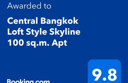 Bang Rak Apartment | Central Bangkok Loft Style Skyline 100 sq.m. Apt