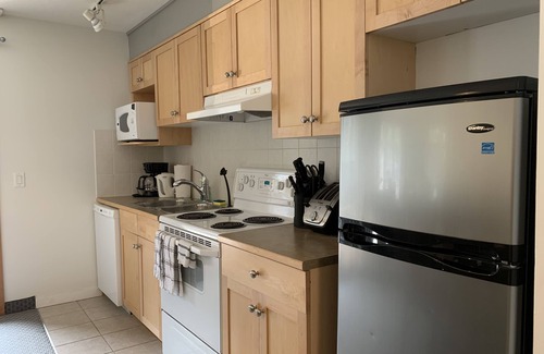 Cougar Creek Apartment | Central Canmore 2BR HOTEL SUITES, A/C, sleep 6