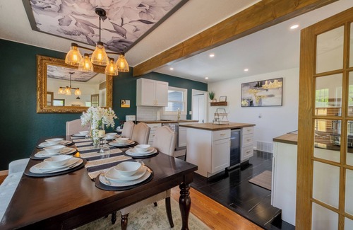 Casper Cottage | Central Cozy Cottage! Spacious entertaining area, gameroom, and cornhole arena!