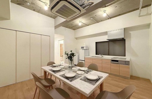 Hiroshima City Centre Apartment | Central Hatchobori 2 Bedroom Apartment for 10 Guests