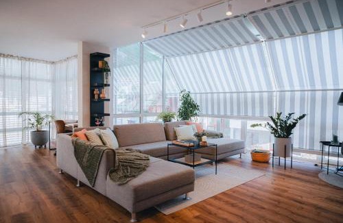 Visp Apartment | Central Penthouse No5 - sky view