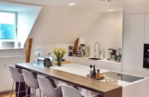 Copenhagen K Apartment | Central Penthouse with Private Rooftop Terrace