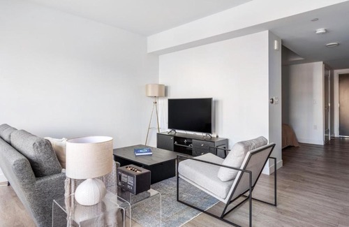 Central Square Apartment | Central Sq 1BR w Gym Doorman Roof BOS-314