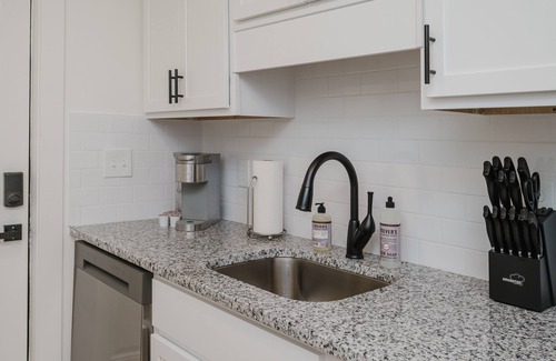 Civil Rights Historic District Condo | Central Suite B - 2 Bedrooms/King Bed/Parking