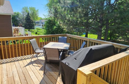Fargo House | Centrally located home blocks from Bluemont lake