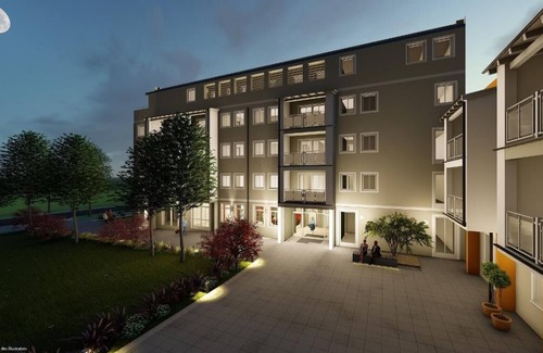 Bad Fuessing Apartment | Centrally located penthouse suite with large roof terrace