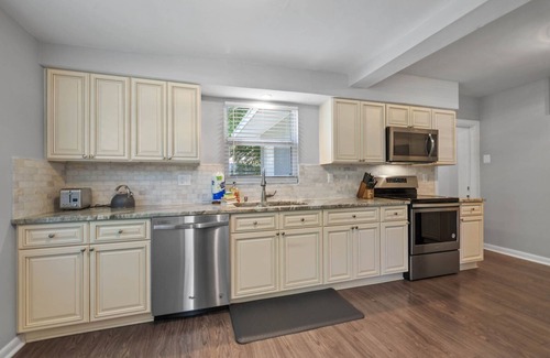 Largo House | Centrally Located to All the Best Gulf Beaches! Gas Grill, Fenced-in Backyard ~ Salt Life Haven