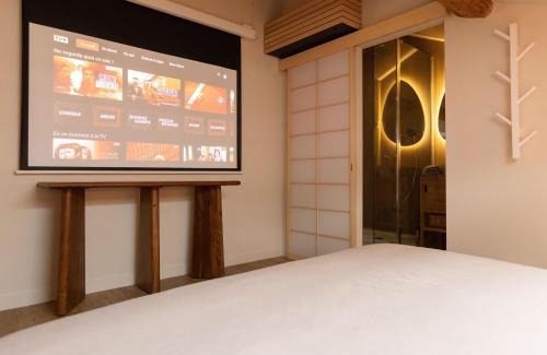 Jacquard - Prefecture Apartment | CEVA Suite Sakura - Jacuzzi & Cinéma Centre ville