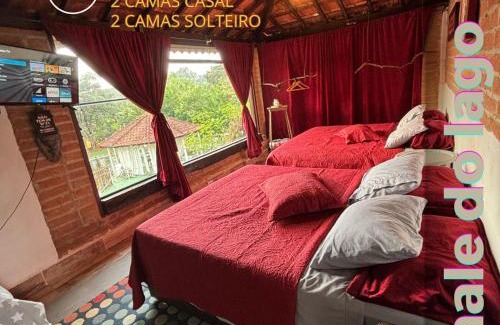 Bom Jesus dos Perdoes Villa | Chacara Aguas Claras 8 suite pesca piscina Karaoke
