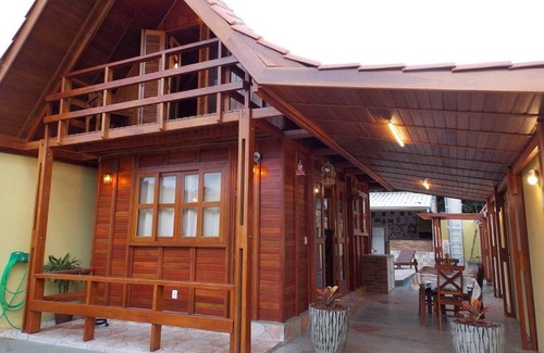 Sao Joao Ski Chalet | Chalé Paraíso com piscina em Brotas SP