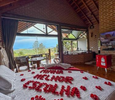 Sapucai-Mirim Ski Chalet | Chalés Encanto Das Pedras - Chalé Super Luxo