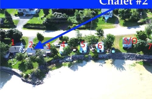 Cap-Saint-Ignace Ski Chalet | Chalet #2 Waterfront with Spa Fireplace Wifi & AC