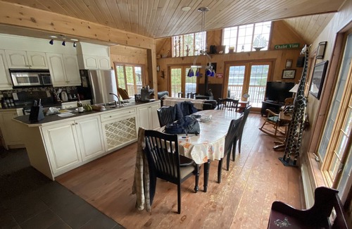 Northfield Ski Chalet | Chalet 4 season on lake, very private w/ Hot Tub