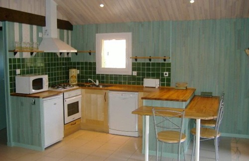 Sabres Ski Chalet | CHALET ALL COMFORT, covered terrace, barbecue, niche.