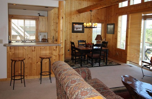 Klamath Falls Ski Chalet | Chalet at Running Y Ranch Resort with deck and hot tub