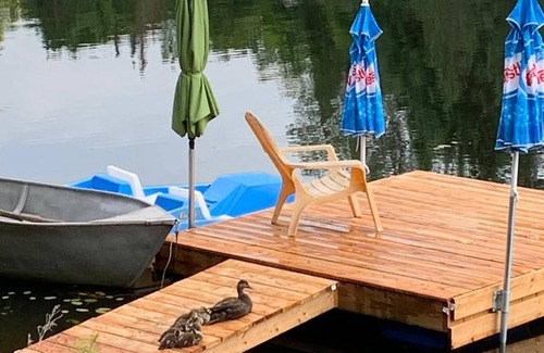 St-Adolphe-d'Howard House | Chalet Lac Long - Spa au bord du lac