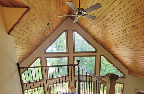 Saint Donat Ski Chalet | Chalet Evergreen, with panoramic view
