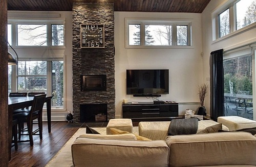 Saint Donat Ski Chalet | Chalet à Saint-donat Accès à la Rivière Ouareau