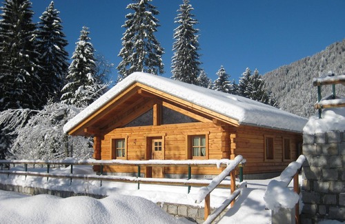 Sant'Antonio di Mavignola Ski Chalet | Chalet 'Camping Faè' with Mountain View, Private Terrace and Wi-Fi