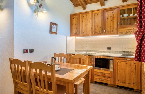 Sant'Antonio di Mavignola Ski Chalet | Chalet 'Camping Faè' with Mountain View, Private Terrace and Wi-Fi