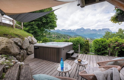 Combloux Ski Chalet | Chalet Caprice - all season elegant stay for 8 with spa - OVO Network