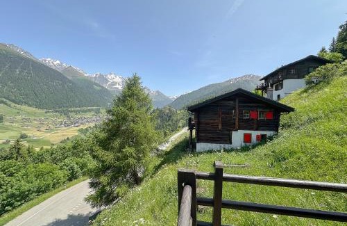 Liddes House | Chalet cosy, vue Alpes, cheminée & grande terrasse
