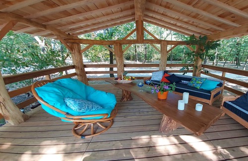 Queyrac House | Chalet "Domaine Erras Le Colibri" with Shared Pool