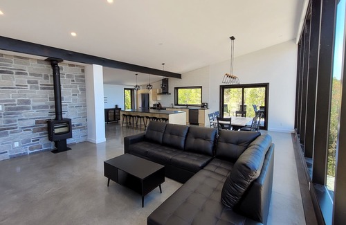 L'Anse-Saint-Jean House | Chalet du Domaine St Fiacre , Vue Fjord du Saguenay , Spas