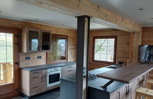 Les Planches-en-Montagne Ski Chalet | chalet panoramic view
