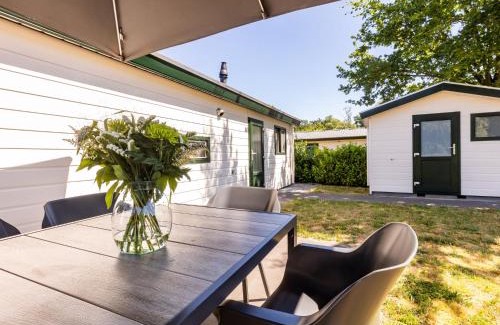 Municipality of Veldhoven Ski Chalet | Chalet in Brabant with Spacious Garden