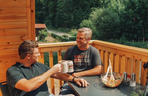 Wilhelmsthal Apartment | Chalet Leo mit Küchenzeile für 3 Personen