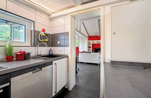 Koblenz Ski Chalet | Chalet 'Mini Villa' directly on the Moselle with WiFi and air conditioning