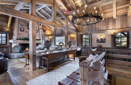 Megeve Ski Chalet | Chalet montagnard à Rochebrune avec jacuzzi, sauna, 6 chambres, proche des pistes, accueil 12 pers - FR-1-569-37