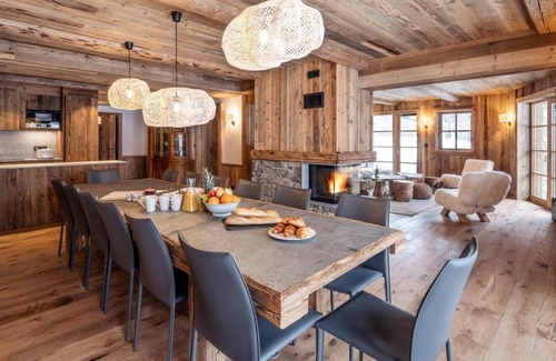 Le Fornet Ski Chalet | Chalet, wifi, view mountain, sauna, terrace, balcony, fireplace or stove, parking, tv, ski locker