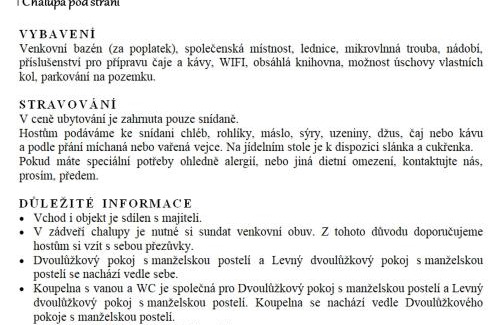 Teleci House | Chalupa pod strání
