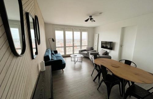 Saint-Vincent House | chambre privée jaune dans appartement partagé