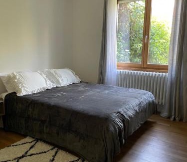 Besancon Bed & Breakfast | Chambre privée vue sur le jardin proche centre ville