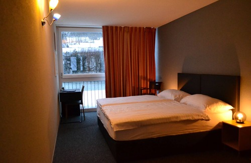 Les Brenets Hotel | Chambre, Salle de Bains Privé Devant le Lac, Parking et Wifi Gratuite