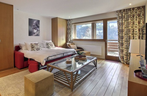 Champery Apartment | Champéry - Avanthay Immobilier - Charming 1 room apartment, 47m2 on the 1st floor of a residence ver