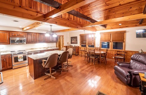 White Cabin | Champion Charmer - Spacious Backyard w/ Grill