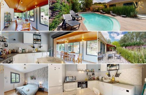 Saint-Laurent-des-Hommes House | Charmante maison avec parc arboré & piscine au sel