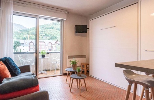 Saint-Lary-Soulan Apartment | Charmant Studio Cabine 4 Pers. avec Balcon, proche Centre et Thermes à Saint-Lary-Soulan - FR-1-296-231