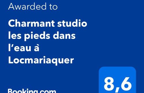 Locmariaquer Apartment | Charmant studio les pieds dans l’eau à Locmariaquer