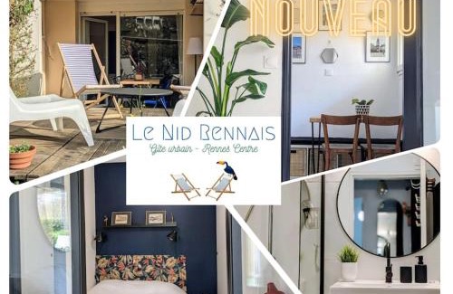 Colombier - Champ de Mars Apartment | Charmant T2 avec Jardin Proche gare