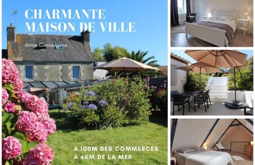 Lanmeur House | Charmante Maison de ville à 6 km de la mer