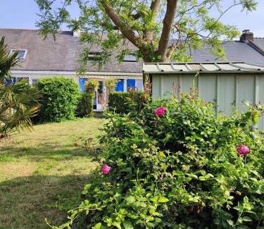 Le Tour-du-Parc House | Charmante maison de pêcheur bretonne vue sur mer