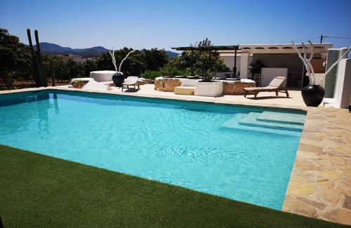 Sant Antoni de Portmany House | CHARMING IBIZAN FINCA WITH TRUE CHARACTER PRIVATE POOL AIRCON WIFI BBQ & PARKING