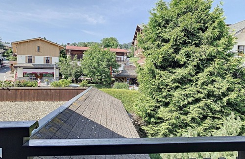 Combloux Apartment | Charming 1BR in Combloux Center - Stunning Views, Garage, Ski Bus Access