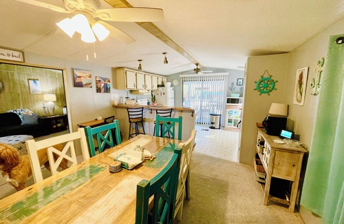 Weeki Wachee Gardens Other | Charming 2/2 waterfront farm home with tons of TV stations, WiFi, dock, & more